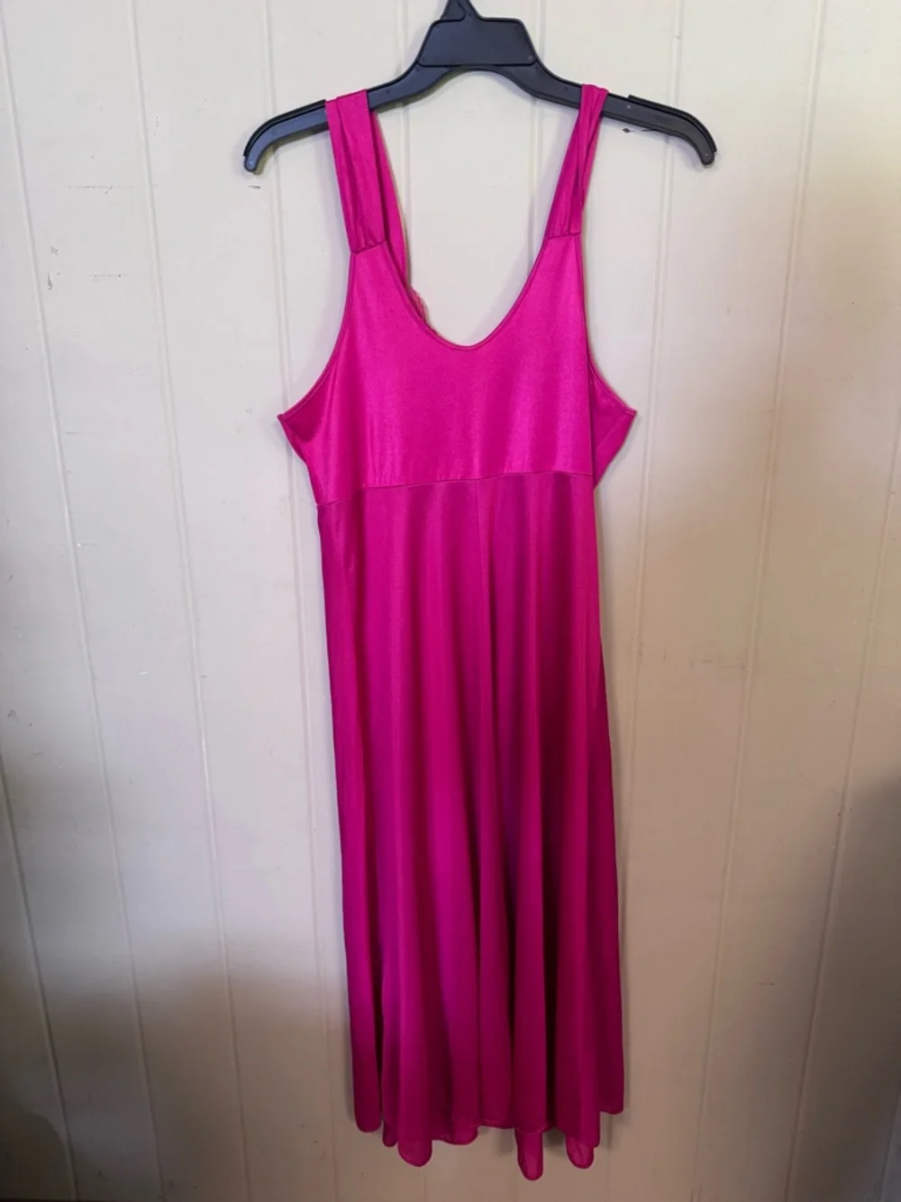 Vintage Full Length Slip Nightgown Elegant Lace Detail Romantic Lingerie - Picture 6 of 6